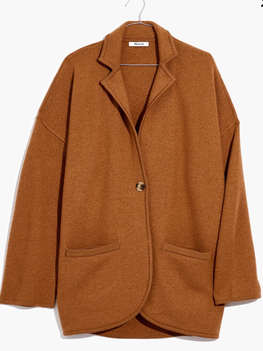 Madewell Saville Sweater Blazer, XS